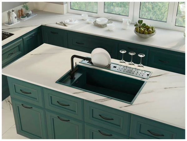 картинка Встраиваемая сушка для посуды Omoikiri DRY-03 PRO DO artceramic/deep ocean от магазина SEFI