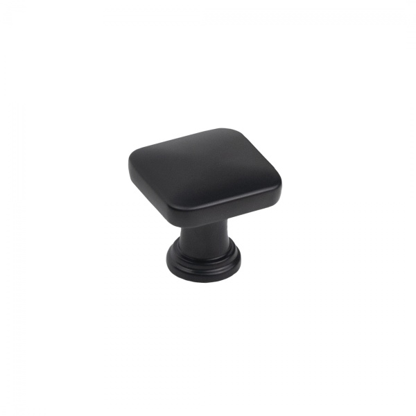 картинка Ручка меб. кнопка мет. KNOPA черный матовый, AKS от магазина SEFI