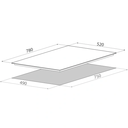 картинка Индукционная варочная панель ELICA Ratio 804 Plus BL от магазина SEFI