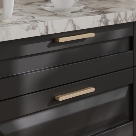 картинка Ручка меб. скоба мет. BELLINI 128, графит шлифованный, AKS магазин SEFI являющийся официальным дистрибьютором в России  картинка Ручка меб. скоба мет. BELLINI 128, графит шлифованный, AKS от магазина SEFI