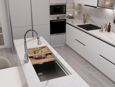 картинка Мойка EMB-111, цвет сатин от магазина SEFI