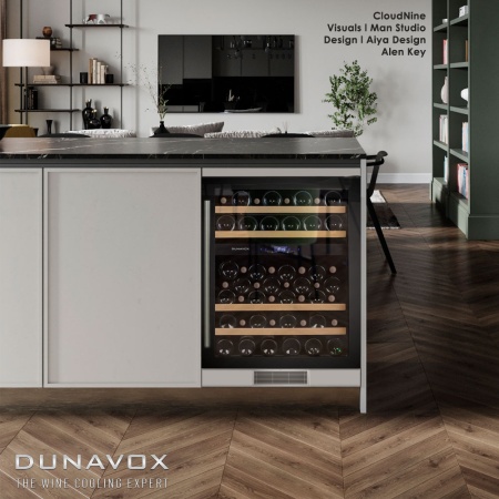 картинка Винный шкаф Dunavox DX-53.130DBK/DP от магазина SEFI
