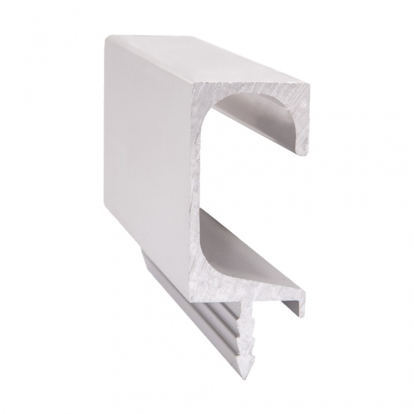 картинка Ручка-профиль алюм. врезная C-образная, 3.5м, анода натуральная AKS от магазина SEFI