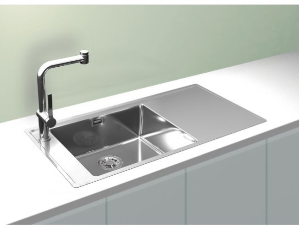 картинка Мойка Alveus STRICTO 30L new KMB 980X472 левая в комплекте с сифоном 1148858 от магазина SEFI