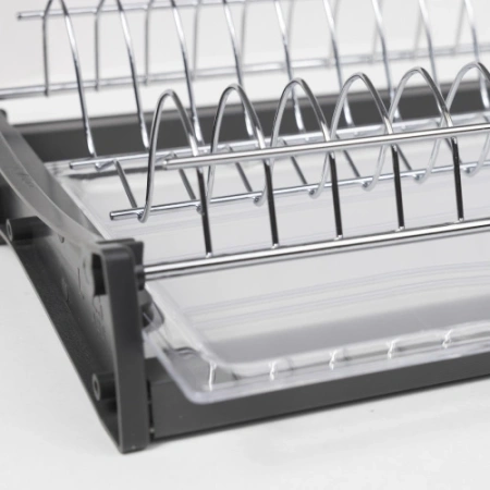 картинка Сушка для посуды 800 HUGO с профилем нерж. сталь, хром AKS от магазина SEFI