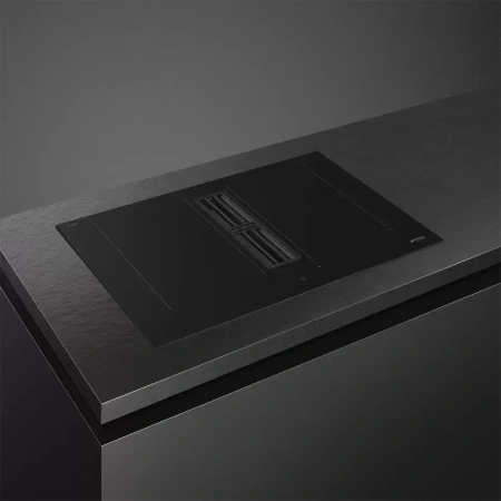 картинка Варочная панель с встроенной вытяжкой Smeg HOBD472D от магазина SEFI