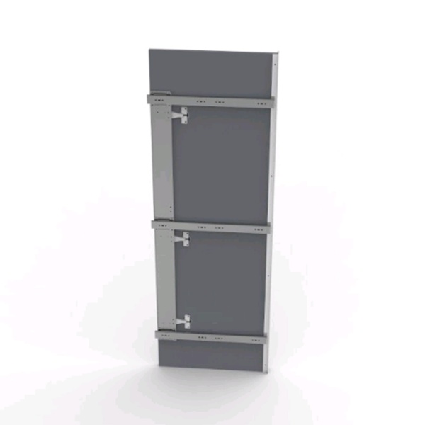 картинка Выдвижное поворотное зеркало LEXY, размеры 480х50х1405 мм, цвет - антрацит магазин SEFI являющийся официальным дистрибьютором в России  картинка Выдвижное поворотное зеркало LEXY, размеры 480х50х1405 мм, цвет - антрацит от магазина SEFI