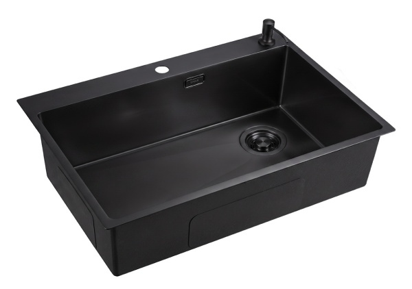 картинка Мойка Emar EMB-660(TOP) PVD Black от магазина SEFI