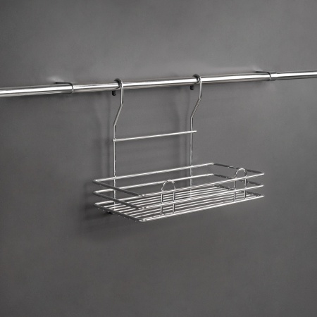 картинка Корзина на трубу d16 одинарная мини CWJ102M хром AKS от магазина SEFI