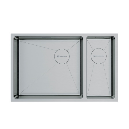 картинка Мойка Omoikiri Taki 69-2-U/IF-L Side-IN нерж. сталь/нержавеющая сталь от магазина SEFI