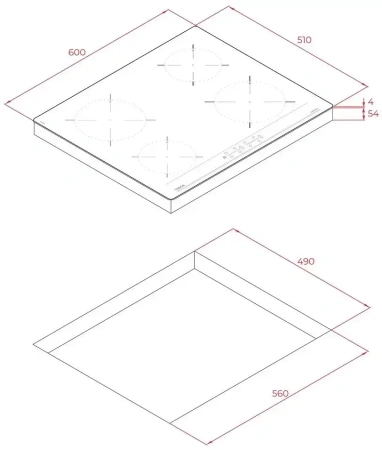 картинка Индукционная варочная панель Teka IBC 64000 TTC BLACK от магазина SEFI
