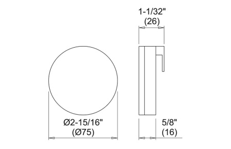картинка Светильник светодиодный Loop 3,6Вт, 12В, свет натуральный хром от магазина SEFI