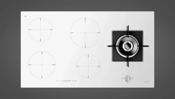 картинка Комбинированная варочная панель Fulgor Milano FCH 905 ID TS G DWK WH от магазина SEFI
