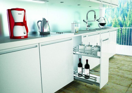 картинка Выдвижная система c Soft-Close, плоский пруток 268*500*520, infinity line от магазина SEFI