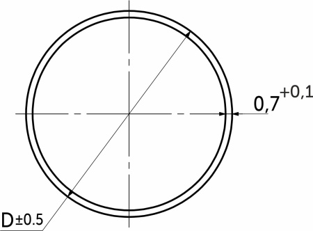 картинка Труба d25 L-3000 (1,1кг/0,8мм), хром AKS магазин SEFI являющийся официальным дистрибьютором в России  картинка Труба d25 L-3000 (1,1кг/0,8мм), хром AKS от магазина SEFI