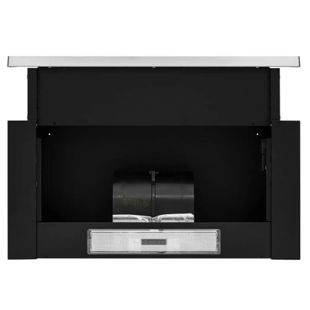 картинка Встраиваемая вытяжка KRONA Kamilla slim 600 black/inox (1 мотор) от магазина SEFI