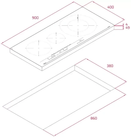 картинка Индукционная варочная панель Teka IZC 93320 MST BLACK от магазина SEFI