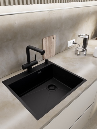 картинка Мойка Emar EMB-560(TOP) PVD Black от магазина SEFI