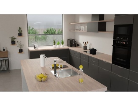 картинка Мойка PURE 30 KMB-90 515X525 в компл. с сифоном 1127252, от магазина SEFI