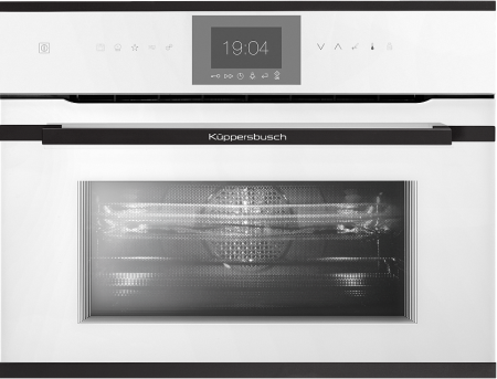 картинка Компактный духовой шкаф с микроволнами Kuppersbusch CBM 6550.0 W5 Black Velvet от магазина SEFI