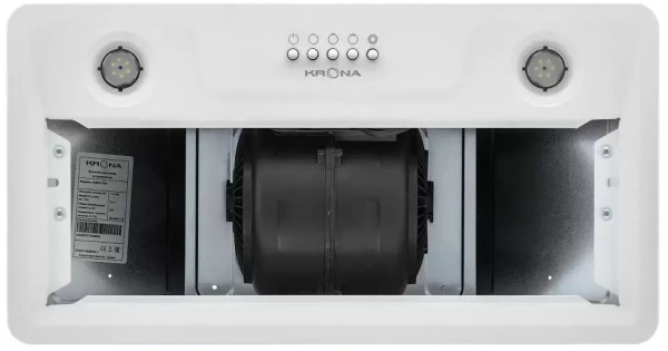 картинка Встраиваемая вытяжка Krona LUISA 600 WHITE PB от магазина SEFI