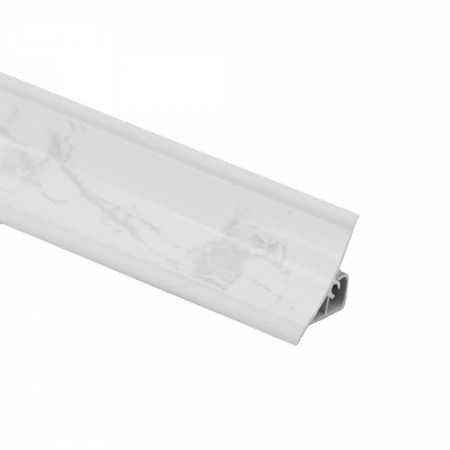 картинка Плинтус ПВХ к столешнику LР мрамор леванто белый (83) EL-MECH-PLAST (1шт=3м.п.) от магазина SEFI