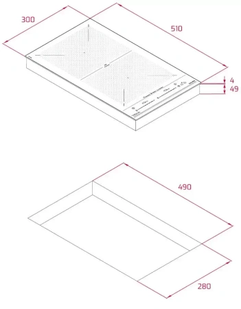 картинка Индукционная варочная панель Teka IZF 32400 MSP BLACK от магазина SEFI