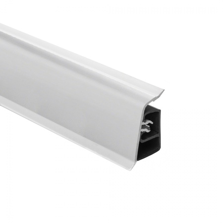 картинка Плинтус ПВХ к столешнику LK алюминий (43) EL-MECH-PLAST (1шт=3м.п.) от магазина SEFI