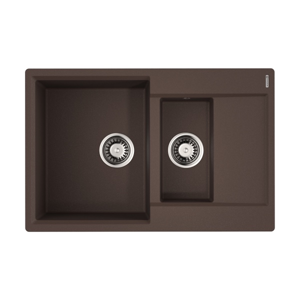 картинка Мойка Omoikiri Daisen 78-2T-DC Tetogranit/темный шоколад от магазина SEFI