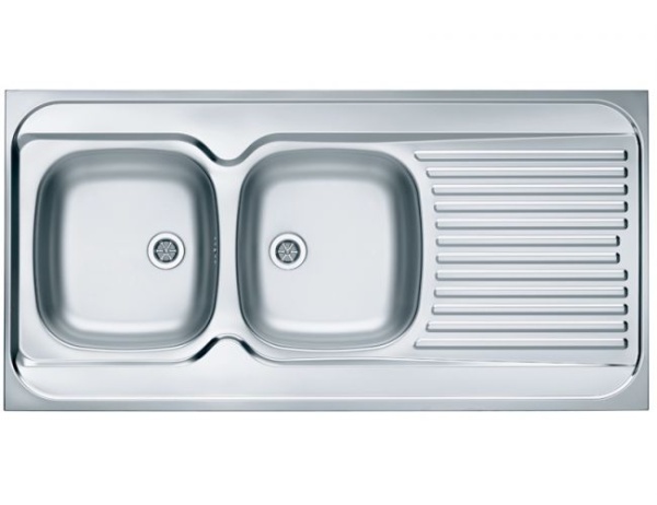 картинка Мойка CLASSIC 100R LEI-60 1200X600 правая в комплекте с сифоном 1071240, от магазина SEFI