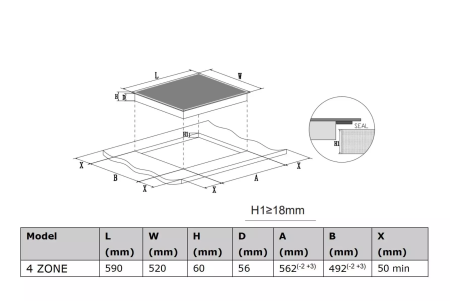 картинка Индукционная варочная панель HAIER HHY-Y64TVTPG от магазина SEFI