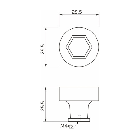 картинка Ручка меб. FONDO, матовый черный, AKS от магазина SEFI