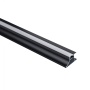 картинка Профиль алюминиевый накладной/торцевой AVIOR, с экраном, цвет черный, 2м, AKS от магазина SEFI