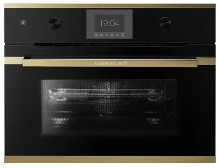 картинка Компактный духовой шкаф с микроволнами Kuppersbusch CBM 6350.0 S4 Gold от магазина SEFI