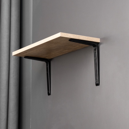 картинка Полкодержатель мет. CRAFT 150*200*1.5, черный AKS от магазина SEFI