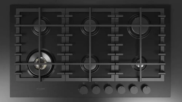 картинка Газовая варочная панель Fulgor Milano FUH 906 G DWK MBK от магазина SEFI