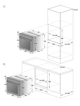картинка Духовой шкаф HAIER HOQ-F6CASGB от магазина SEFI