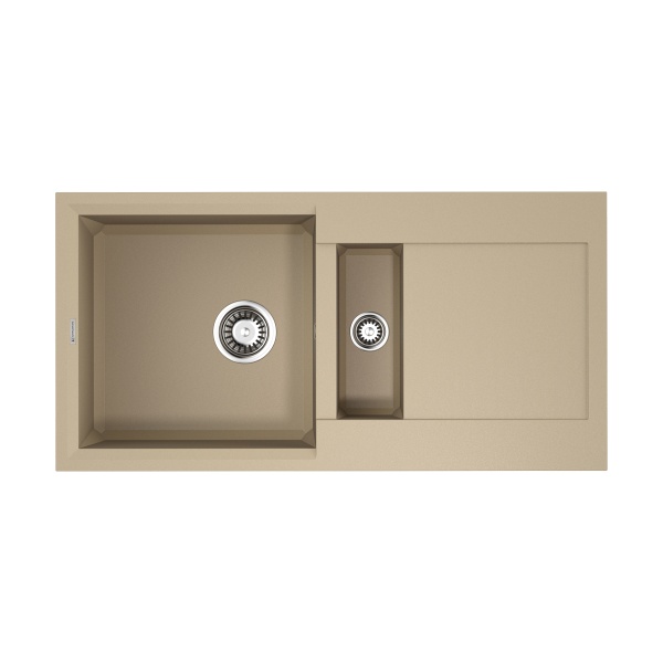 картинка Мойка Omoikiri Sakaime 86-2-CH Tetogranit/шампань от магазина SEFI