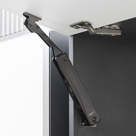 картинка Подъемный механизм верхний L с фиксацией в любом положении AKS PLUS KRONOS MODERN чёрный магазин SEFI являющийся официальным дистрибьютором в России  картинка Подъемный механизм верхний L с фиксацией в любом положении AKS PLUS KRONOS MODERN чёрный от магазина SEFI