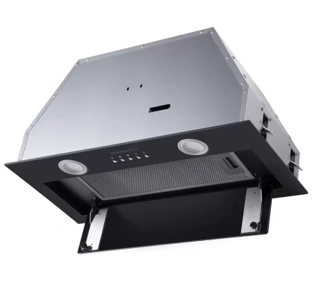 картинка Встраиваемая вытяжка MAUNFELD TRAPEZE 602IG черный от магазина SEFI