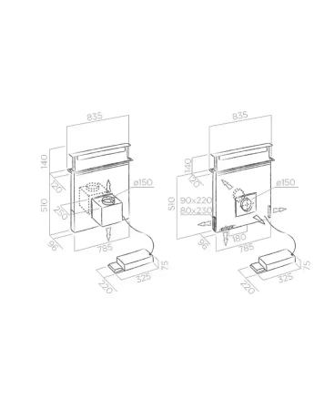 картинка Вытяжка ELICA PANDORA IX/F/90 от магазина SEFI