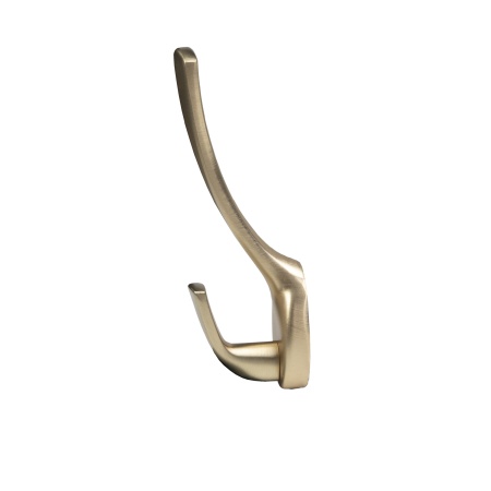 картинка Крючок меб. двухрожковый мет. QUEEN брашированное золото AKS от магазина SEFI
