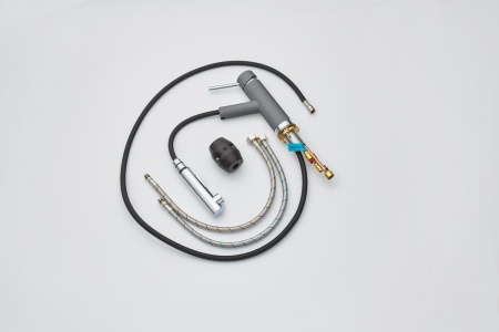 картинка Смеситель для кухни c выдвижной лейкой, EMAR 3012, цвет Алмаз от магазина SEFI