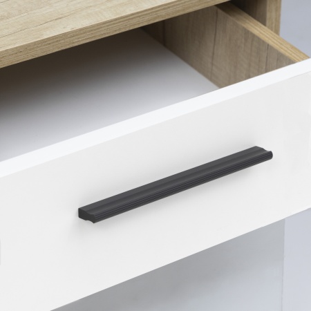 картинка Ручка меб. скоба алюм. ENIGMA 160 черный матовый, AKS от магазина SEFI