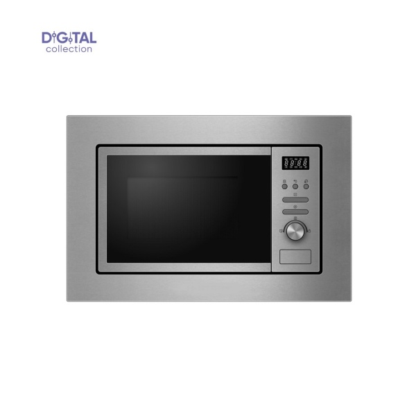 картинка Встраиваемая микроволновая печь с грилем HiSTORY MIH 28BG MIX Стальная INOX от магазина SEFI