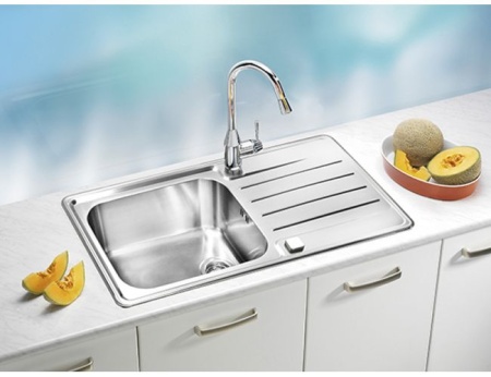 картинка Мойка ALVEUS PRAKTIK 100-LEI 980X500 в комплекте с сифоном 1127251, от магазина SEFI