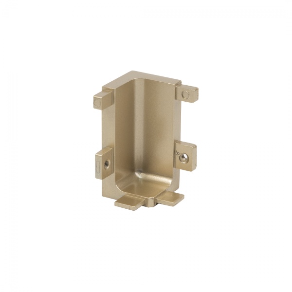 картинка Уголок металлич. внутренний к профилю Gola, L-образный браш золото, AKS от магазина SEFI