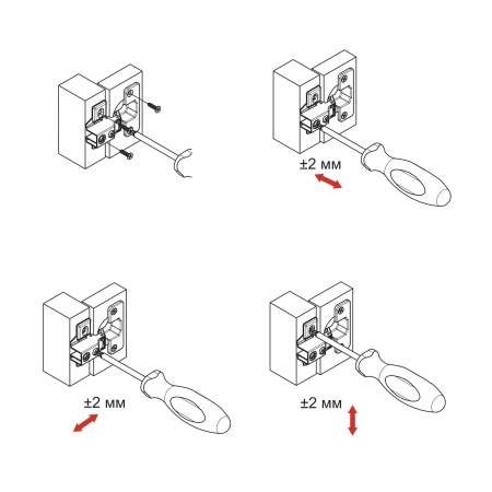 картинка Петля накладная с доводчиком 48мм h2 несъемная планка AKS короткое плечо от магазина SEFI