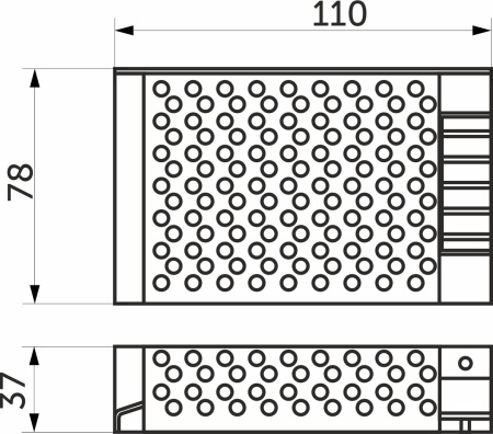 картинка Блок питания Indoor 60W/12V, AKS от магазина SEFI