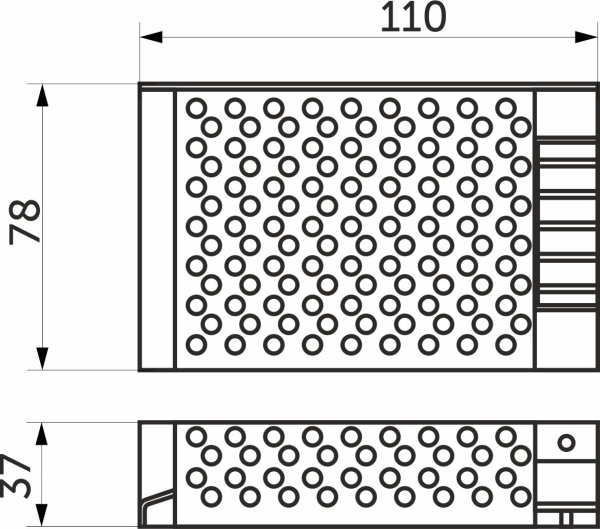 картинка Блок питания Indoor 60W/12V, AKS магазин SEFI являющийся официальным дистрибьютором в России  картинка Блок питания Indoor 60W/12V, AKS от магазина SEFI
